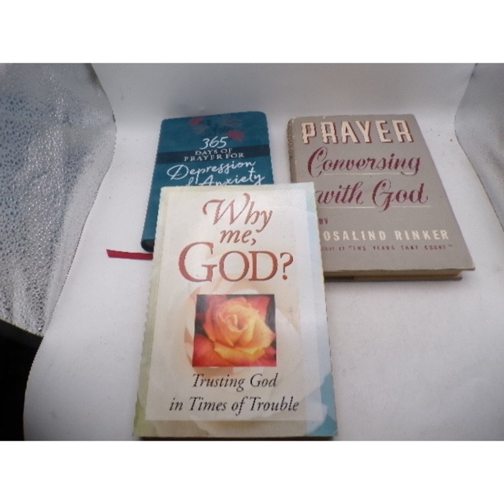 Christian Prayer Book Bundle 365 Days Depression Anxiety Rosalind Rinker 3 Books